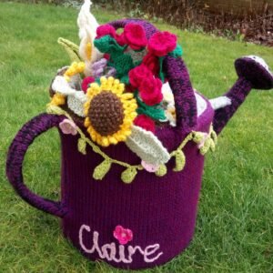Knitted Watering Can